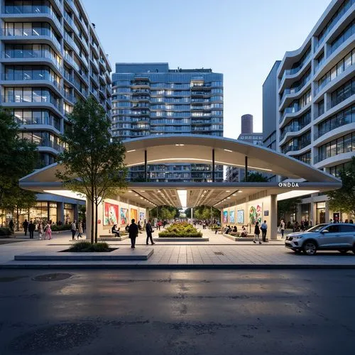 Constructivism Style Bus Station Architecture Design Ideas