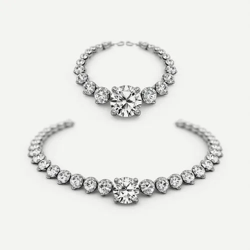 a detailed colored pencil sketchbook-mock-up of a diamond choker drawn from different angles by jewlery designer and artist;this custom-fitted diamond choker is an elegant masterpiece, crafted to form
