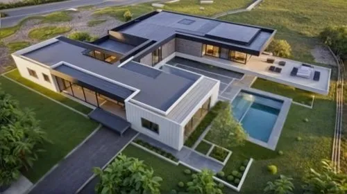ADD WHITE PAVING,modern house,modern architecture,3d rendering,cube house,danish house,house shape,dunes house,cubic house,luxury property,large home,luxury home,beautiful home,folding roof,residentia