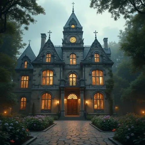 Elementary School Renaissance Style Architecture Design Ideas