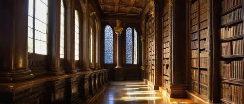 Ancient Roman architectural books, Vitruvius' De Architectura, ten leather-bound volumes, golden lettering, intricate illustrations, Renaissance-style typography, ornate wooden shelf, dimly lit study 