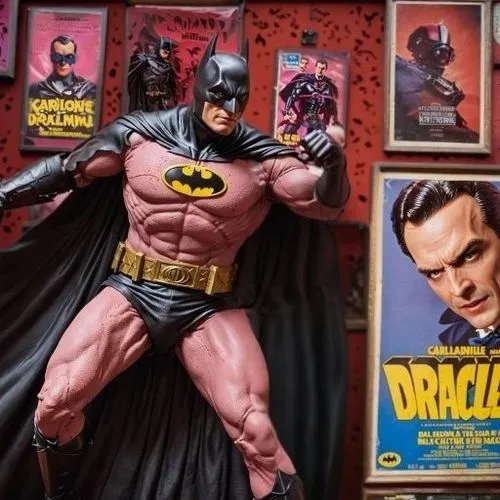 a close up of a statue of a batman,collectible action figures,comic books,batman,vintage toys,collectables,batmen,comic book,model kit,bats,comic characters,collectibles,bat,batterers,figurines,comic 