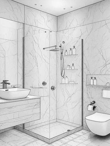 modern minimalist bathroom,luxury bathroom,ensuite,marble texture,marazzi,brassware,bath room,bagno,search interior solutions,bathroom,3d rendering,travertine,banyo,grohe,ceramiche,ceramic tile,marble