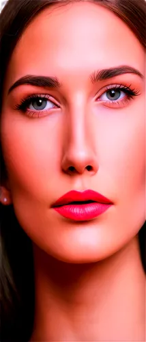Caucasian woman, face close-up, 25-30 years old, flawless skin, subtle makeup, natural eyebrows, light eyeliner, bold lips, straight nose, slight smile, soft focus, shallow depth of field, warm lighti