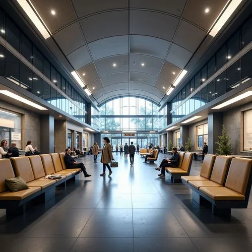 Neoclassicism Style Train Station Architecture Design Ideas
