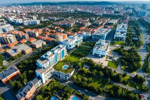 A modern city with all very complete urban facilities refers to a city that is well-equipped with advanced infrastructure and amenities to cater to the needs of its residents. This includes features l