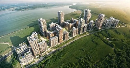 a po taken from the air of many buildings,chongqing,songdo,zhangzhou,hangzhou,huizhou,yongzhou,changzhou,dingzhou,wuxi,longzhou,leizhou,dalian,danyang eight scenic,youzhou,taizhou,shandong,shenzhen,ji