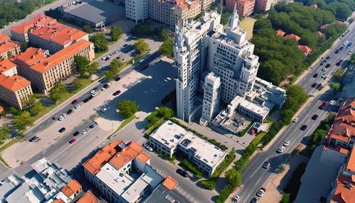 **32k photo-realistic, high-definition, HQ resolution, full-frame shot of a stunning, super-designed abstract building, A fusion of three superhero architecture pieces from Marvel, Manga, and Dragon B