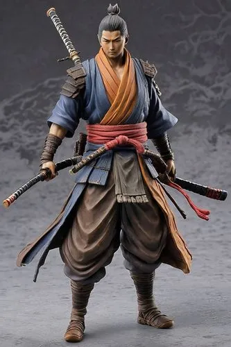  Action Figure， Full body,yojimbo,yahiko,jubei,samurai fighter,zatoichi,naomasa,ryu,isshin,hakuseki,hanzo,samurai,auron,jigoro,sakon,morihiko,sharaku,sanada,ishin,tsubo,toshiie