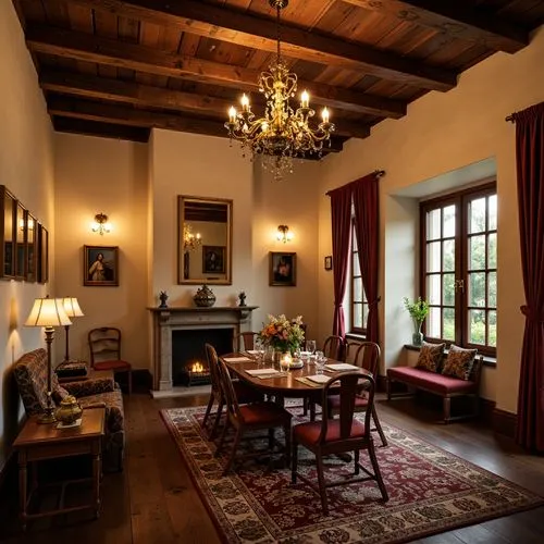 Traditional Style Dining Room Building Design Ideas