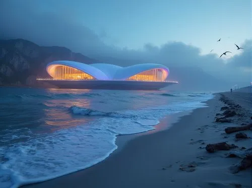 Coastal Blobitecture Design Ideas