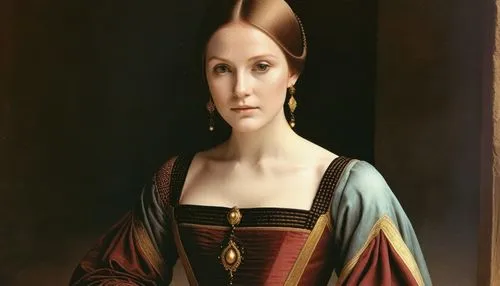 an ornate painting with a woman in red dress,gioconda,philomela,perugini,romeida,pompeia,bonaiuti