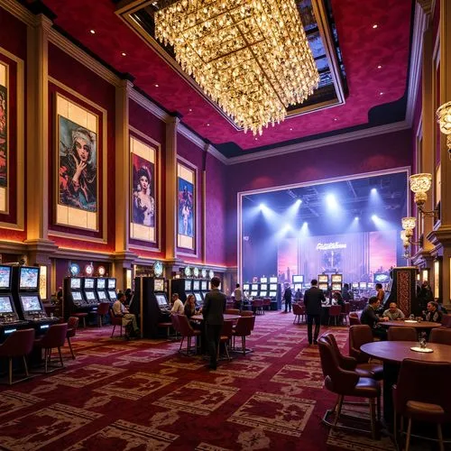 Casino Expressionism Style Building Design Ideas