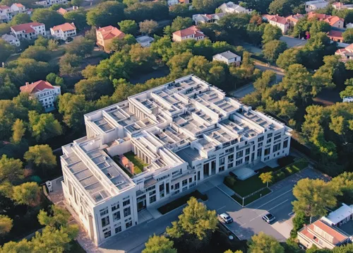 32k photo-realistic, high-definition, HQ resolution, super-HD perfect Design wallpaper, Modern-Ancient Fusion: Layered Hotel Complex (Ancient Greek Temple): A futuristic hotel complex with layered lev