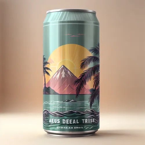 A canned drink.,sub-tropical,tropical drink,cans of drink,tropical sea,packshot,beer cocktail,tropical,south seas,kauai,tropical house,tropics,sour golden coast,tropical greens,tropical chichewa,tropi