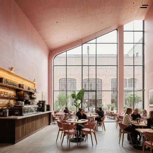 coffee bar area,corten steel,breakfast room,salt bar,new york restaurant,red brick,the coffee shop,daylighting,sugar house,tile kitchen,fine dining restaurant,sand-lime brick,red bricks,paris cafe,a r