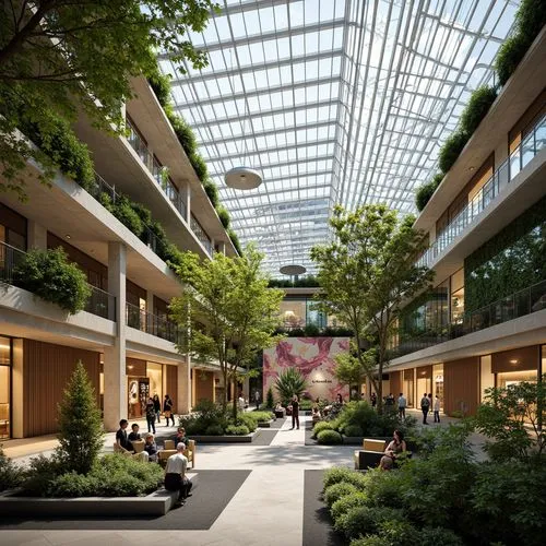 Futurism Style Shopping Centers Architecture Design Ideas