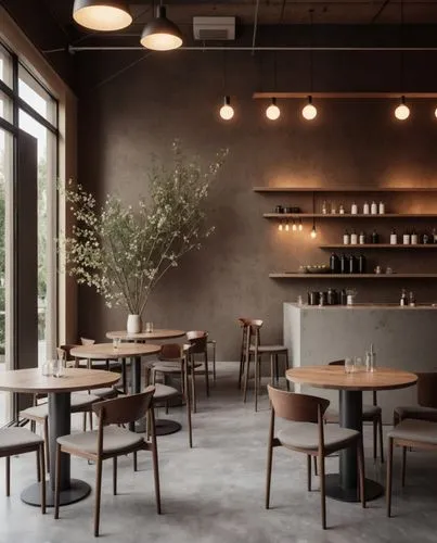 an indoor dining area with tables and chairs,bellocq,anastassiades,officine,teahouses,teahouse,teashop,Photography,General,Realistic