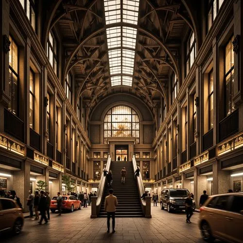 Gothic Style Metro Station Architecture Design Ideas