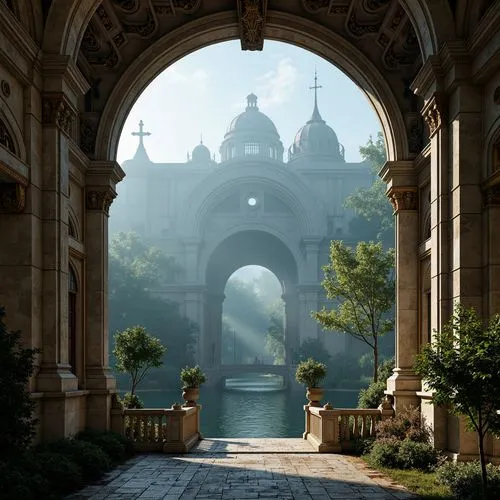 Vehicular Bridge Renaissance Style Architecture Design Ideas