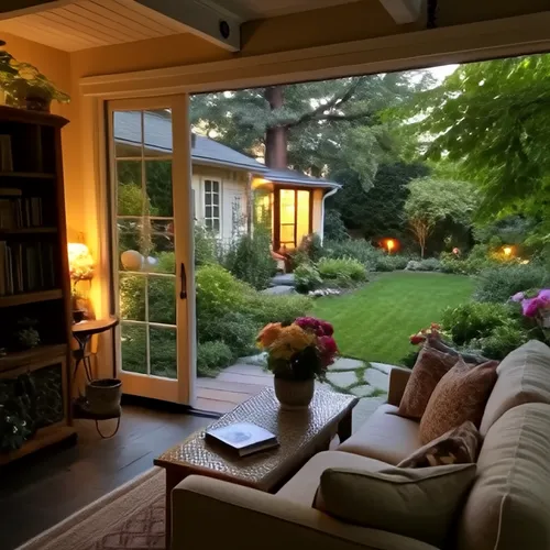 reading room,sitting room,the evening light,summerhouse,porch,front porch,summer evening,conservatory,evening atmosphere,evening light,summer cottage,summer house,orangery,home interior,patio,beautifu