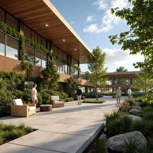 Futurism Style Visitor Center Design Ideas