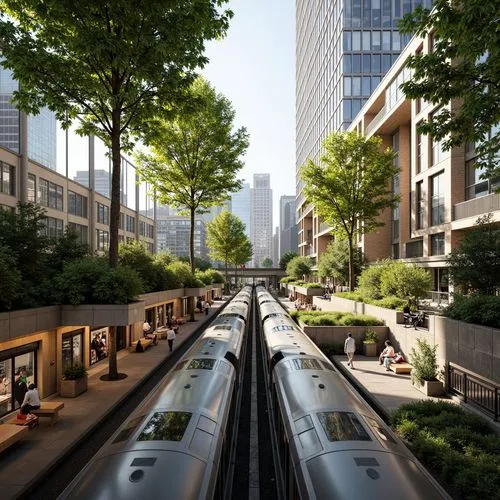 Neoclassicism Style Train Station Architecture Design Ideas