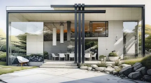 Artistic Haven Residence,modern house,cubic house,frame house,modern architecture,interior modern design,prefab
