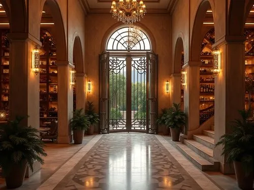 Art Deco Style Winery Design Ideas