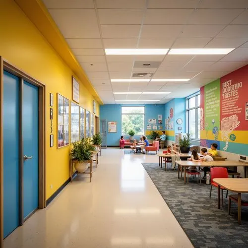 Southwestern Style School Building Interior Design Ideas