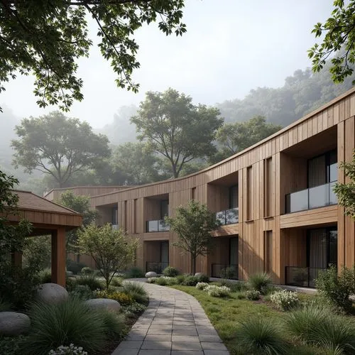 Monastery Brutalism Style Park Design Ideas