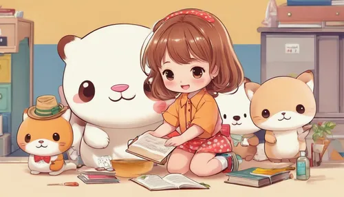 Write a suspenseful story set in a bottleneck gallery.,fluffy diary,akita inu,studio ghibli,japanese kawaii,sewing,kawaii animals,stuffed animals,girl studying,cat's cafe,cute cartoon image,knitting,g