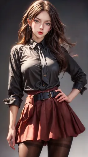 skort,retro woman,plus-size model,fashion vector,women's clothing,skirt,women clothes,female model,spy,see-through clothing,women fashion,retro women,belt with stockings,ladies clothes,pencil skirt,se