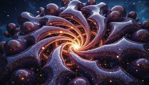 Murano glass art as Nova zetangle fractals: Create 3D sculptures using these Fractals mandelbulb zetangle mandelbrot 8K 3D iridescent liminal Cinema 4D CryEngine deviantart, Duane Hanson , Roberto Ber