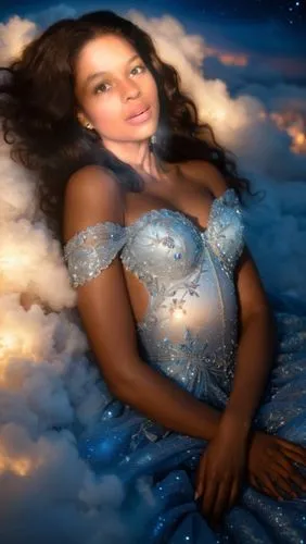 Ella, es un hermoso poema, su sonrisa cautivadora enciende los deseos más ardientes, su mirada tan profunda y serena hace que las almas vibren, el sol envidia su radiante luz, la luna suspira al verle