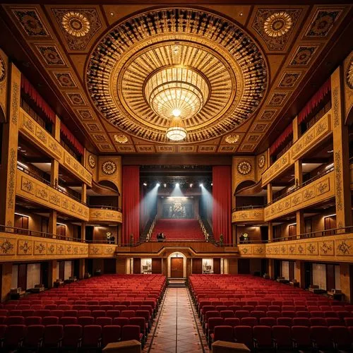 Art Nouveau Style Concert House Design Ideas