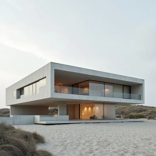  ,modern house built on top of the dunes,dunes house,beach house,modern house,cubic house,siza,modern architecture,beachfront,snohetta,oceanfront,cube house