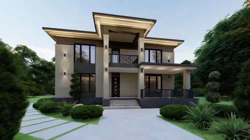 3d rendering,sketchup,modern house,revit,render,two story house,3d rendered,duplexes,floorplan home,residential house,rendered,renders,frame house,house drawing,garden elevation,modern architecture,ho