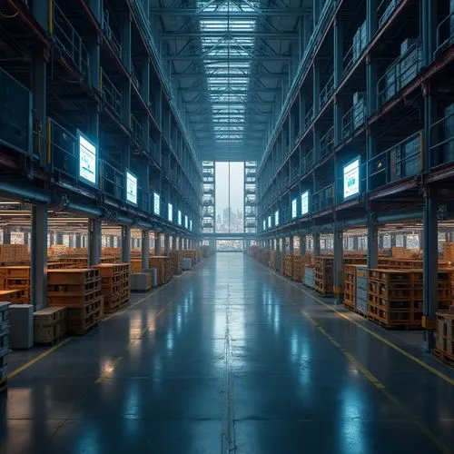 Postmodernism Style Distribution Center Architecture Design Ideas