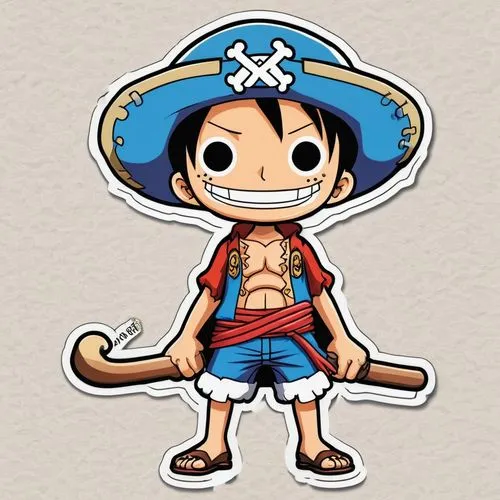 One Piece ,luffy,wano,garp fish,garp,ruffy,onepiece,gyakuten,straw hat,nakama,bonney,sabo,calm usopp,oda,straw hats,pirata,naomasa,enel,hanbei,aladin,fundoshi,Unique,Design,Sticker