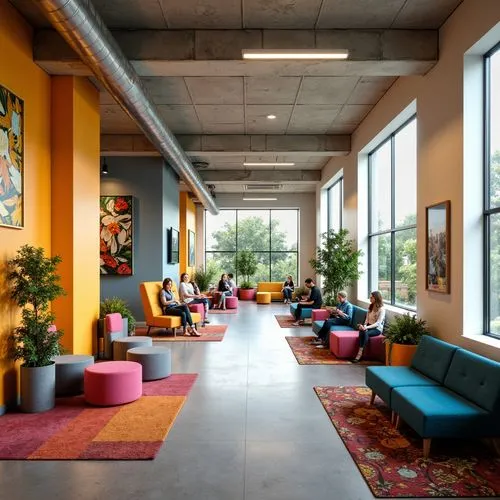 Student Hall Modernism Style Building Design Ideas