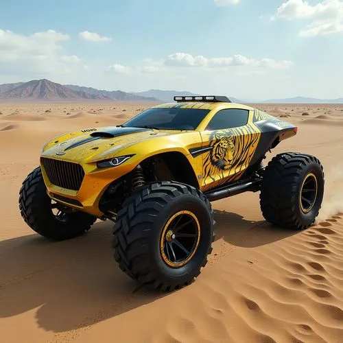 a yellow truck is driving in the desert,deserticola,desert safari,desert run,lamborghini urus,off-road car,motorstorm,dubai desert safari,dakar rally,off-road vehicle,desert,dubai desert,off-road outl