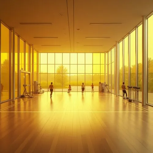 Gymnasium Art Nouveau Style Design Ideas