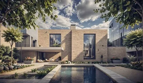 street garden  falling water pool landscape citycenter people
,modern house,contemporary,modern architecture,luxury property,luxury home,dunes house,beautiful home,residential,private house,residentia