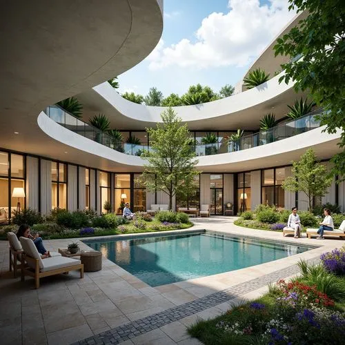 Art Nouveau Style Healthcare Center Design Ideas