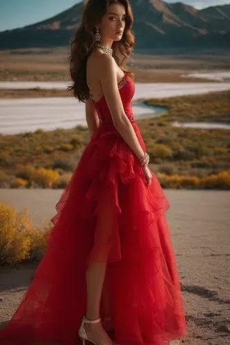tuz gölü,a woman in a long red dress posing,red gown,lady in red,girl in red dress,man in red dress,seoige,red dress,in red dress,girl in a long dress,vestido,anfisa,fashion shoot,aradia,evening dress