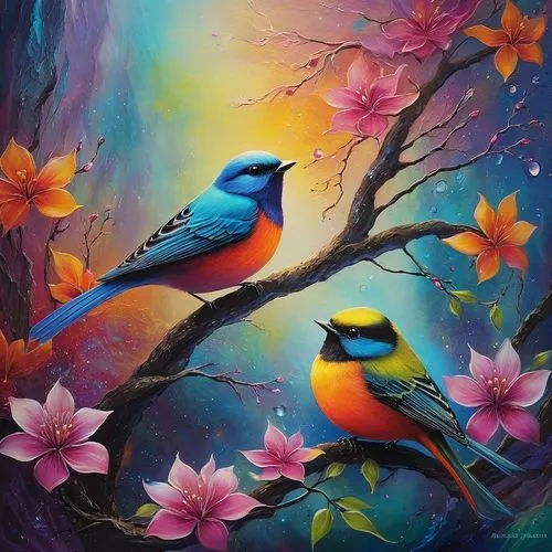 Birds chirped melodically, their songs carrying through the ancient trees as if celebrating the princess's arrival. Flowers bloomed in a vibrant tapestry of colors, each petal seeming to glisten with 
