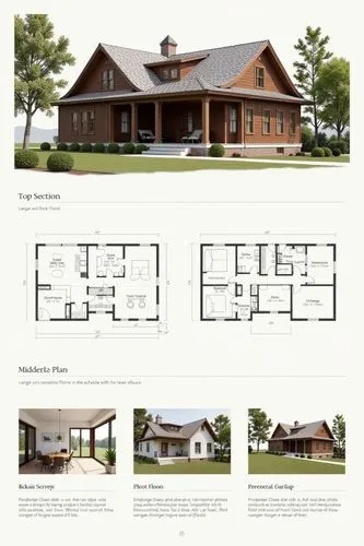 A professional architectural presentation board with a Pure background and a clean, minimalist design layout. The board includes:

Top Section: On the top left, a photorealistic render of a contempora