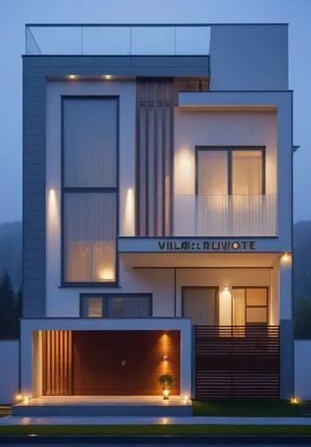 luxury house elevation with cladding materials,modern house,modern architecture,cubic house,contemporary,bulding,cube house,modern building,3d rendering,residential house,bauhaus,frame house,arhitectu