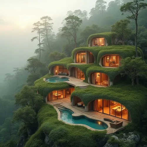 Structuralism Style Beach Building Design Ideas
